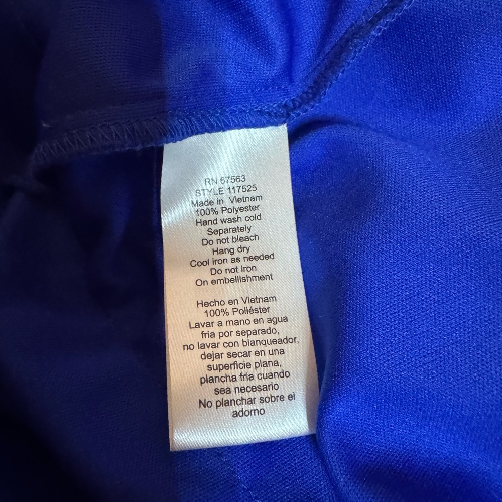 Ignite Royal Blue Evening Dress - Picture 8 of 8